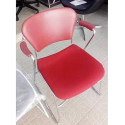 QUALITY DESIGNED RED VISITOR`S CHAIR - AVAILABLE (ARIN) -deluxe.com.ng
