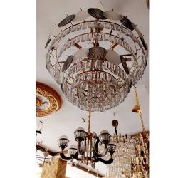 SHELL & CRYSTAL CHANDELIER QUALITY DESIGNED LIGHT - FOR INDOOR USE (OBIC) - deluxe.com.ng