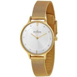 SKAGEN SKW2150 WOMEN’S ANITA GOLD MESH MEDIUM SIZE WATCH