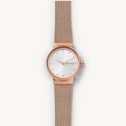SKAGEN SKW2665 WOMEN’S FREJA ROSE GOLD-TONE STAINLESS STEEL MESH SMALL WATCH - Deluxe.com.ng