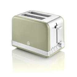 Swan Retro | 850 Watts 2 Slice Toaster- deluxe.com.ng