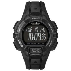 TIMEX T5K793 MEN’S IRONMAN RUGGED 30-LAP CHRONOGRAPH BLACK WATCH - deluxe.com.ng