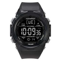  Timex  Men’s Marathon Quartz Black Large Silicone Band Watch |T5M223|