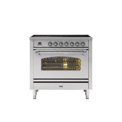 ILVE GAS COOKER PI09NE3/SSC 90cm Milano 2 Zone Induction with 4 Gas Burners Single Oven Dual Fuel Range Gas Cooker - deluxe.com.ng