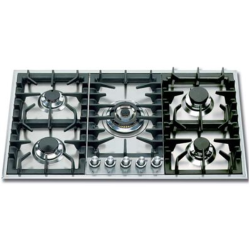 ILVE COOKTOP/HOB | 90cm Built-in Professional Gas Cooktop With Stainless Steel And Grill top - deluxe.com.ng