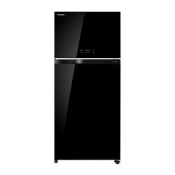 Toshiba Refrigerator | Toshiba Refrigerator 608L Double Door Black Glass- GR-AG820U(XK) - deluxe.com.ng