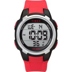 Timex  Men’s T100 Red Black 150 Lap Chronograph Digital Watch |TW5M33400|
