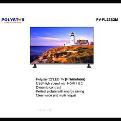 POLYSTAR 32 LED TV | PV-FL32S2M - Deluxe.com.ng