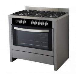 SCANFROST GAS COOKER | SFC9500SS | 90X60 CMS | 5 GAS BURNER -Deluxe.com.ng