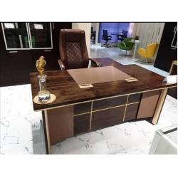 QUALITY DESIGNED EXECUTIVE CHAIR WITH 1.6M TABLE - AVAILABLE (MOBIN) - deluxe.com.ng