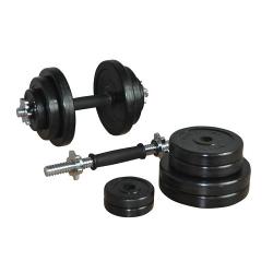 PIVOT FITNESS WK-15R 15KG RUBBER DUMBBELL KIT - Deluxe.com.ng