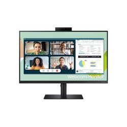 Samsung  A400 Series 24″ IPS LED FHD Free Sync Monitor with Webcam (1920 x 1080 @ 75Hz), HDMI,DP& VGA Inputs, Black (LS24A400VENXZA) (PW) - Deluxe.com.ng