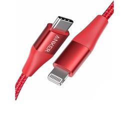Anker Powerline+ II mobile phone cable |A8652H91| Red 0.9 m USB C Lightning - deluxe.com.ng