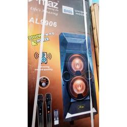 AMAZ QUALITY SOUND WITH REMOTE & MIC SPEAKER AL-9906 2000W - deluxe.com.ng