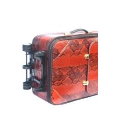 Animal skin Trolley Travel Bags 2-Piece Set