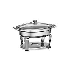  TRAMONTINA PROLINE OVAL 3.9L CHAFING DISH HEAVY GAUGE STAINLESS STEEL STAND