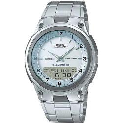 CASIO AW80D-7AV MEN’S ANA-DIGI SILVER DIAL BRACELET SMALL SIZE WATC