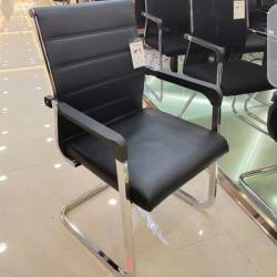 BLACK OFFICE VISITOR'S CHAIR (OFU)