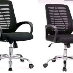 BLACK MESHBACK OFFICE CHAIR (FMAN)