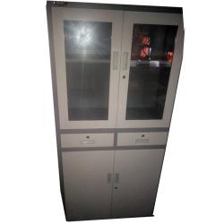 Global Full height Metal Filling Cabinent with sliding door and glass