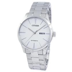 CITIZEN NH8350-83A MEN’S MECHANICAL SILVER BRACELET WATCH - deluxe.com.ng