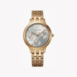CITIZEN ED8183-54A WOMEN’S MOP DIAL GOLD BRACELET DRESS WATCH - deluxe.com.ng