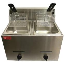 INDUSTRIAL DEEP FRYER WITH DOUBLE ELECTRIC GAS 20Litres (MART) - deluxe.com.ng