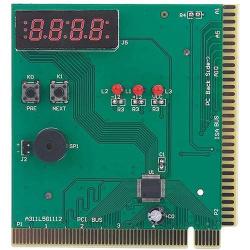 PC Motherboard Diagnostic Card 4-Digit Card PC Analyzer Computer Diagnostic Motherboard Post Tester for PCI & ISA Analyzer Tester Diagnostic Card (DW) - deluxe.com.ng