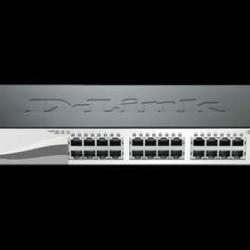 24-Port 10/100Mpbs PoE Smart Switch with 4 1000BaseT Copper SKU DES-1210-28P