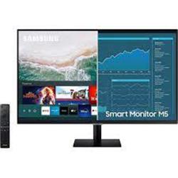 SAMSUNG M5 Series 32-Inch FHD 1080p Smart Monitor & Streaming TV (Tuner-Free), Netflix, HBO, Prime Video, & More, Apple Airplay, Bluetooth, Built-in Speakers, Remote Included (LS32AM502NNXZA) (PW) - Deluxe.com.ng