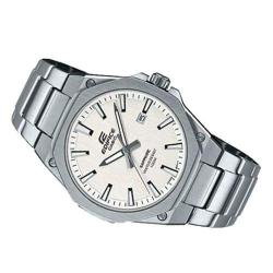 CASIO EDIFICE EFR-S108D-7AVUDF MEN’S QUARTZ WHITE DIAL STEEL BRACELET ANALOG STAINLESS STEEL - Deluxe.com.ng