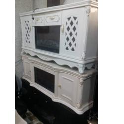 QUALITY DESIGNED WHITE TV CABINET - AVAILABLE (MOBIN - deluxe.com.ng