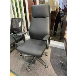 QUALITY GREY EXECUTIVE OFFICE CHAIR - AVAILABLE (MOBIN) - deluxe.com.ng