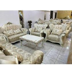 QUALITY DESIGNED 7 SEATERS SOFA WITHOUT CENTER TABLE -AVAILABLE (AUSFUR) - deluxe.com.ng