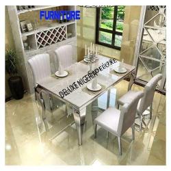 Marble Dining Table Set With Chairs 