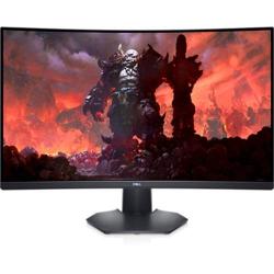 Dell Curved Gaming Monitor 27- S2722DGM Inch Curved Monitor with 165Hz Refresh Rate, QHD (2560 x 1440) Display, Black, Height adjustable, Tilt (PW)