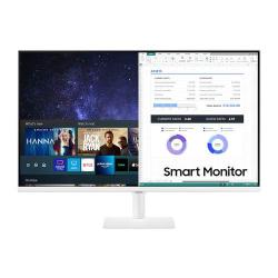Samsung M5 Series 27-Inch FHD 1080p Smart Monitor, 1920 x 1080, 60Hz Refresh Rate, Netflix, HBO, Prime Video, & More, Apple Airplay, Bluetooth, Built-in Speakers, Remote Included (LS27AM501NNXZA) (PW)
