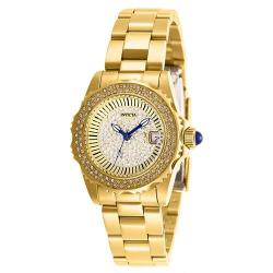 INVICTA 28441 WOMEN’S ANGEL PAVE DIAL GOLD BRACELET SWISS WATCH - Deluxe.com.ng