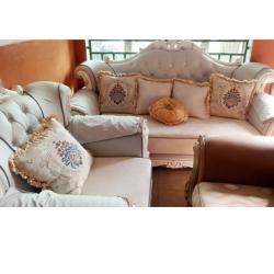 7 SEATERS SOFA LIGH GREY (GIDI)