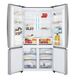 Electrolux Refrigerator | 600 Litre 4 Door EQA600X Bottom Mount Frost Free And Full Anti-fingerprint Stainless Steel Design Refrigerator With Inverter Compressor - deluxe.com.ng