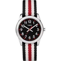 TIMEX TW7C10200 UNISEX YOUTH TIME MACHINE MULTICOLORED FABRIC/NYLON SMALL SIZE WATCH
