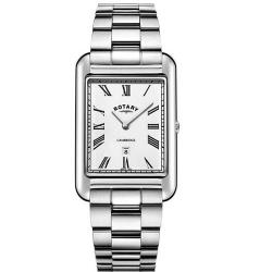 ROTARY GB05280/01 MEN'S CAMBRIDGE STAINLESS STEEL BRACELET WATCH