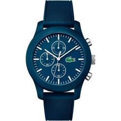 LACOSTE 2010824 MEN'S LACOSTE 12.12 CHRONOGRAPH BLUE SILICONE WATCH
