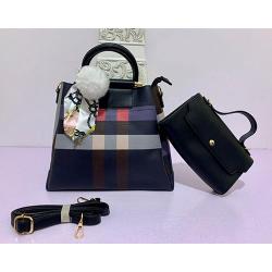 WOMEN'S LUXURY 2 PIECE HAND BAG WITH SHOULDER LOCK - deluxe.com.ng