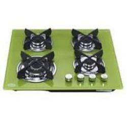 Nesta Glass Gas Hob QB4095T – Green - deluxe.com.ng