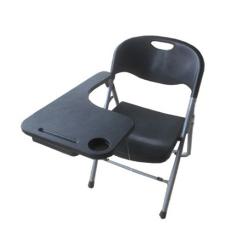 Foldable Plastic Chair with Writing Pad