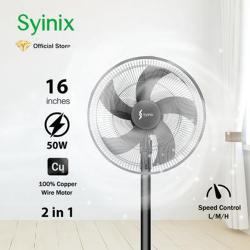 Syinix Standing Fan & Table Fan 2 in 1 (16" inch) | 50W