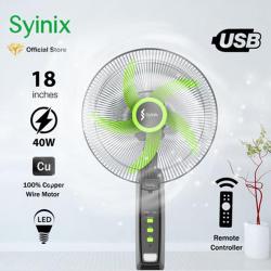 Syinix Rechargeable Standing Fan (18" inch) | 40W | USB 