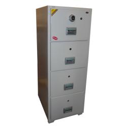 Global 4-drawer fireproof cabinet(Combination Lock)
