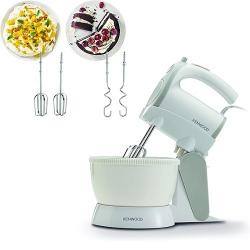 Kenwood 300W Stand Mixer Hand (Electric Whisk) With 2.4L Rotary Bowl, 5 Speeds + Turbo Button | HMP22.000WH - deluxe.com.ng